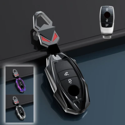 Funda protectora de silicona para llave de coche de aleación de zinc para Mercedes Benz AMG W213 E300 E S W212 Foto 1 de 4