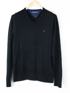 Tommy Hilfiger Algodón Hombre Cachemira Suéter de Punto Talla M - Imagen 1 de 8