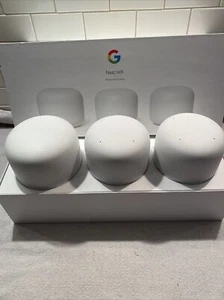 Google Nest Wifi Router and 2 Points - Snow VG to EXC - Picture 1 of 9