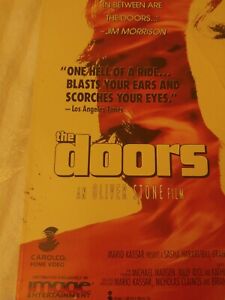The Doors Laser Disc Val Kilmer 1991 Jim Morrison Oliver Stone