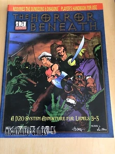 d20 System ~ THE HORROR BENEATH ~ D&D Nightshift Games CFE4001 - Picture 1 of 2