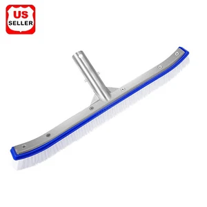 Professional Heavy Duty 18" Swimming Pool Floor Wall Cleaning Brush Head Tool - Picture 1 of 6