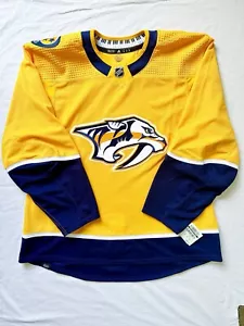 Predators Adidas NHL Ice Hockey Jersey Made In Canada Team Issued Size 58 - Picture 1 of 2
