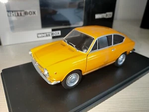 Fiat 850 Coupé 1/24 Whitebox Perfetta In Scatola E Basetta Auto Vintage Fabbri - Foto 1 di 8