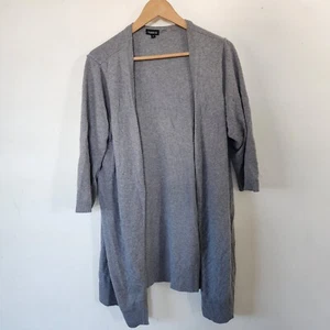 Lange Strickjacke Torrid grau Größe 2 - Bild 1 von 4