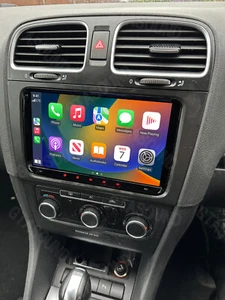 9" CarPlay Android 13 Car Stereo Radio GPS BT Navi For VW Golf MK5 MK6 GTI R32 - Picture 1 of 22
