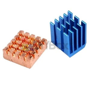 Copper Aluminium Cooling Heat Sink Fan Kit For Raspberry Pi 3 Raspberry Pi 2 B+ - Picture 1 of 7
