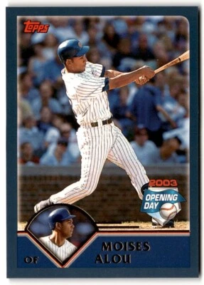 2003 Topps Opening Day Moises Alou #7 Chicago Cubs - Image 1 of 2