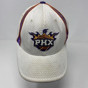 VINTAGE Phoenix Suns Hat Cap Fitted Adult NBA Basketball Adult White - Read - Picture 1 of 6