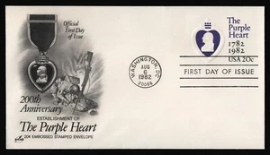 #U603 20c The Purple Heart, Art Craft FDC **ANY 5=FREE SHIPPING** - Picture 1 of 1