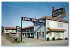 c1960s Santa Cruz Motel Roadside Entrance Chattanooga Tennessee TN Cars Postcard