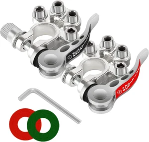 Car Battery Terminal Connectors, 2Pcs 4 Way Quick Release Disconnect Battery Ter - Picture 1 of 12