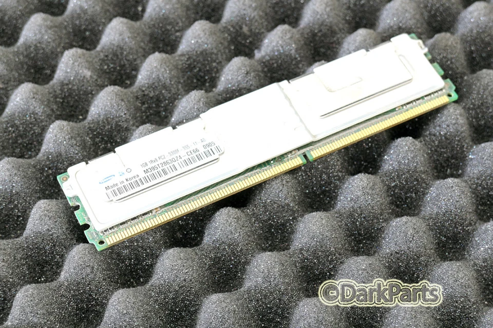 Samsung M395T2863QZ4-CE66 1GB Memory RAM PC2-5300F-555-11-A0 PowerEdge 2900 - Image 1 of 1