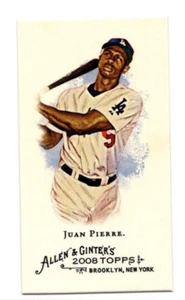 2008 TOPPS ALLEN & GINTER'S BASEBALL MINI 4 JUAN PIERRE DODGERS - Picture 1 of 2