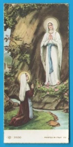 Madonna di Lourdes NB 21030 santino holy card image pieuse heilige karte MA1037 - Imagen 1 de 2