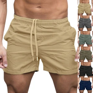 Mens Swim Shorts Swimming Running Gym Board Shorts Trunks Swimwear Beach Summer - Picture 1 of 20