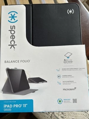 Speck - Balance Folio Case for Apple iPad Pro 11(latest model/M4 chip) - Bl... - Image 1 of 2