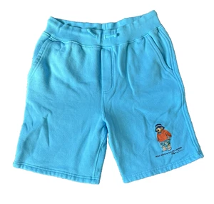 Ralph Lauren Polo Bear aquablau Jungen Kordelzug Sweat Shorts - Größe M (10 -12) - Bild 1 von 4