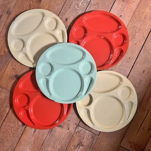 VTG John's Service 13" Hollywood Movie Set Plates Set Of 5 - Bild 1 von 7