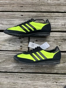 Adidas SL 72 Rs Sneaker Men Size 11 Retro Lime Bright Green Trainers NEW - Picture 1 of 7
