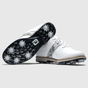 NEU FJ Premiere Series Damen-Golfschuhe Größe 9,5 US-Stil #99021 weißes Leder - Bild 1 von 4