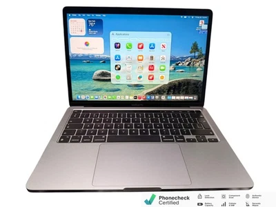 Apple MacBook Pro 13 2020 Apple M1 8 Core GPU 8GB RAM 256GB SSD Space Grey - Image 1 of 4