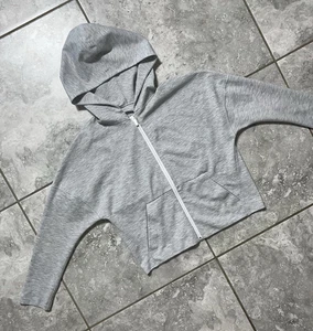 Lululemon Minimal Full Zip Kapuzen Sweatshirt Jacke Strick Hoodie grau Damen 4 - Bild 1 von 15