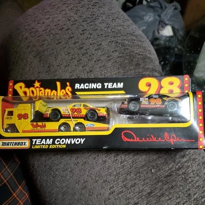 1993 Matchbox Team Convoy #98 Bojangles racing Team Die Cast Derrike Cope MIB - Image 1 of 2