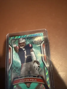 2024 Topps Resurgence - Rookies Ja'Lynn Polk #165 Aqua Surge Refractor/249 (RC) - Imagen 1 de 4