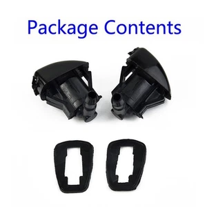 2PCs Washer Nozzle ABS Plastic Fit For Mazda 3 5 6 BK GG1 BN8V-67-510 Front - Picture 1 of 12