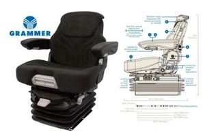 Air Suspension Seat for Ford New Holland 8830,9030,9030,9184,9280,9282,9384 - Picture 1 of 8