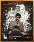 2008 Iron Man Mobile Video Game Print Ad/Poster Flip Phone Marvel Promo Wall Art