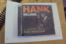 HANK WILLIAMS - Hank Williams The Unreleased Recordings 2 Disk Set - 2 CD - RARE