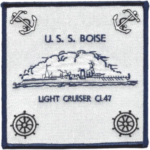 USS Boise CL 47 Light Cruiser Ship Patch - Bild 1 von 6
