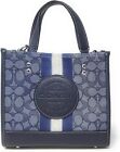 COACH Women's Dempsey Tote 22 In Signature Jacquard With Stripe Patch