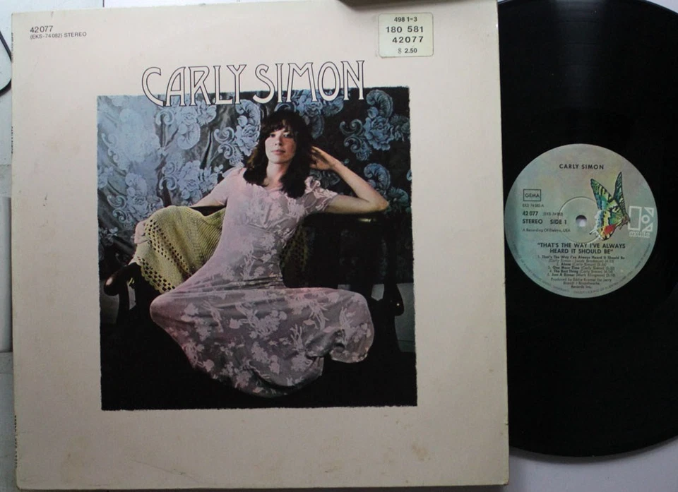 Rock German Import Lp Carly Simon That'S The Way I'Ve Always Heard It Should Be - Image 1 of 1