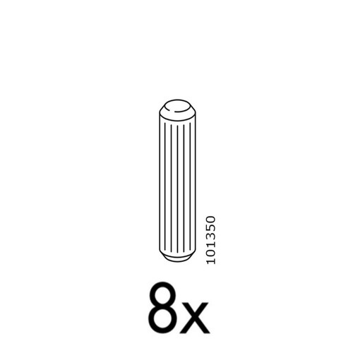 20x IKEA Wood Dowels Furniture Replacement Parts 30mm X 8mm Part ...