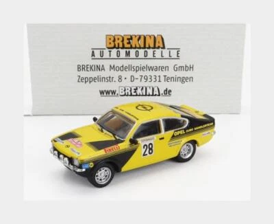 1:87 BREKINA PLAST Opel Kadett C Gt/E #28 Rally Montecarlo 1976 Kullang BRE20402 - Immagine 1 di 2