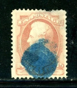 US Scott # 159 - Used - CV=$18.00 - Blue Cancel (17-C217) - Picture 1 of 1