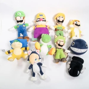 Colección de 10 peluches de peluche de Super Mario Wario Yoshi recuerdos de Nintendo - Imagen 1 de 17