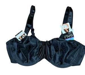 Bali Minimizer Underwire Bra Light Style DF3562 size 42C NEW Black - Picture 1 of 4