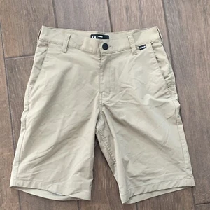 Hurley H2O-Dri Flat Front Khaki Shorts Youth size 14 - Picture 1 of 7