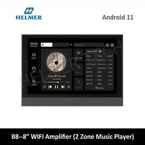 8"Touch Screen WIFI Audio Amplifier Home Theater System Stereo Android Amplifier - Picture 1 of 13