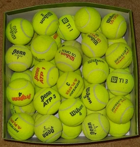 50 Used Tennis Balls mixed brands. Good Condition, Used indoor (tennis club) - Picture 1 of 1