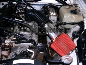 Negro Rojo Para 88-96 Jeep Cherokee Laredo Country Classic Sport 4.0 I6 Entrada de Aire - Imagen 1 de 1