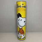Snoopy Peanuts Official Joe Cool Money Box Tin Tall Gift Charlie Brown Yellow