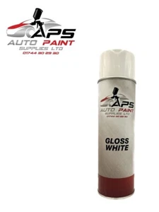 APS Gloss White Professional Spray Paint Aerosol Multi Purpose 500ml x1 - Picture 1 of 2