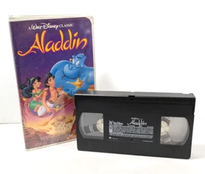 Walt Disney Aladdin VHS 1993 Black Diamond "The Classics" Muschelschale Verpackung - Bild 1 von 9
