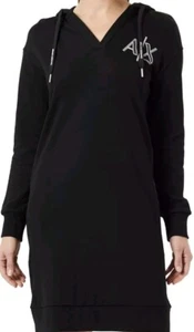 Armani Exchange Women's Sustainable, Cuffed Sleeves, V-Neck Casual Dress XL - Picture 1 of 14