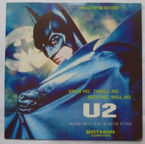 U2 Hold Me, Thrill Me, Kiss Me, Kill Me Single 7" UK 1995 vinilo rojo - Foto 1 di 4